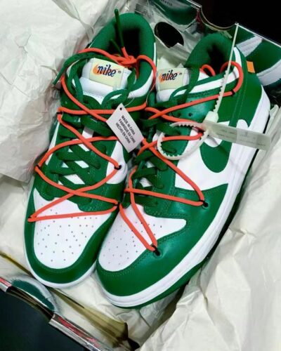 Off-White x Dunk Low 'Pine Green' photo review